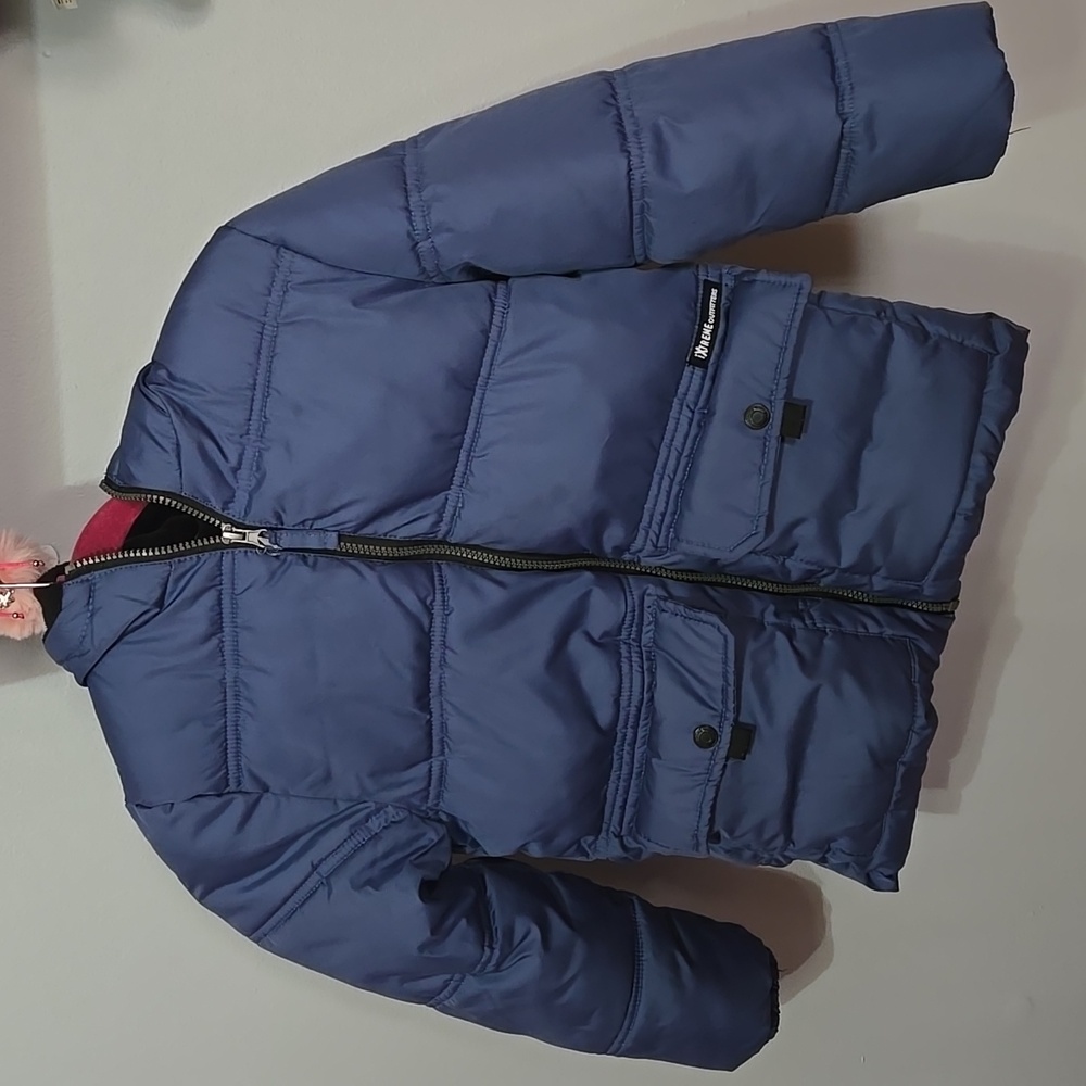 Boys small extreme outfitters warm blue coat